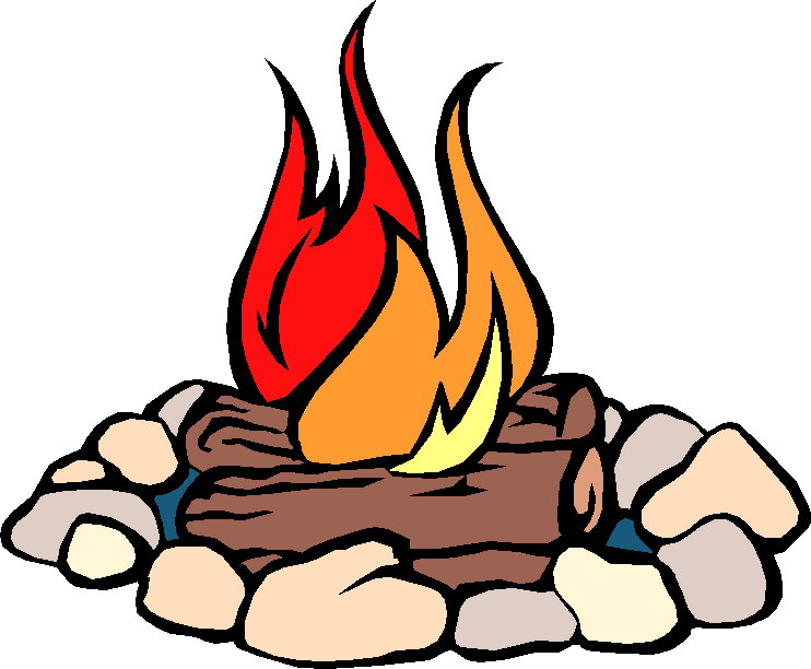 clipart wood fire - photo #26